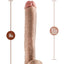 Dr. Skin Dr. Michael Dildo with Balls and Suction Cup - Vanilla - 14in