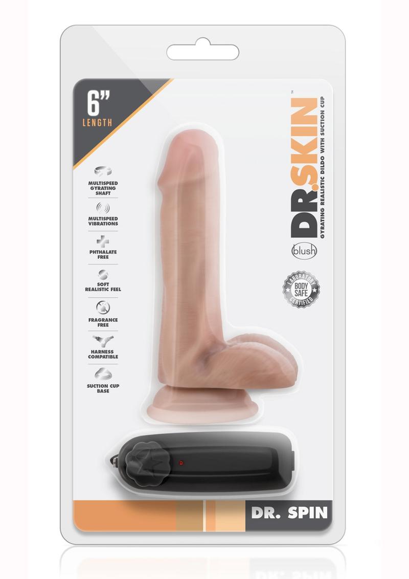 Dr. Skin Dr. Spin Gyrating Dildo with Suction Cup