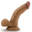 Dr. Skin Dr. Stephen Dildo with Balls and Suction Cup - Caramel - 6.5in