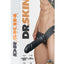 Dr. Skin Hollow Strap-On with Dildo - Black - 7in