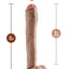 Dr. Skin Mr. Ed Dildo with Balls and Suction Cup - Vanilla - 13in