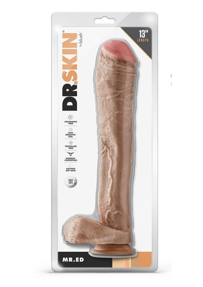 Dr. Skin Mr. Ed Dildo with Balls and Suction Cup