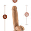 Dr. Skin Mr. Mark Dildo with Balls and Suction Cup - Caramel - 7in