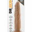 Dr. Skin Realistic Cock Basic 7.5 Dildo - Caramel/Mocha - 7.5in