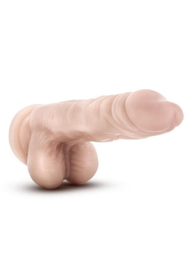 Dr. Skin Stud Muffin Dildo - Flesh/Vanilla - 8.5in