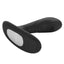 Eclipse Tapered Roller Ball Probe Silicone USB Rechargeable Anal Plug Waterproof - Black - 4in