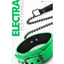 Electra Play Things Pu Leather Collar and Leash - Green