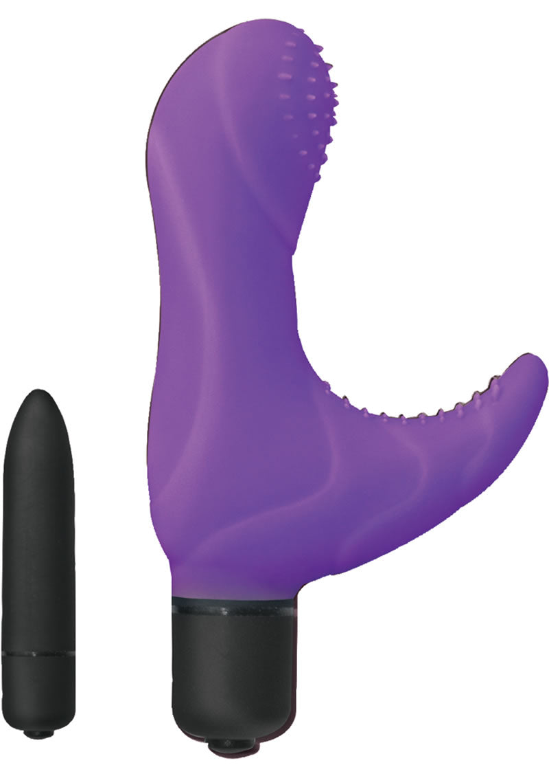 Elite Collection Silicone Climaxer Vibrator - Purple