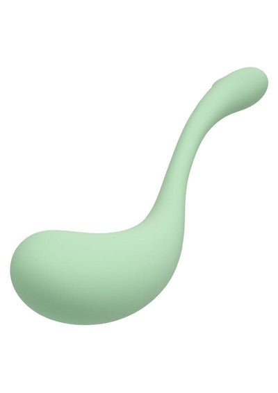 Elle Liquid Silicone Wand Rechargeable Vibrator - Green