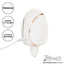 Empowered Smart Pleasure Queen Silicone Rechargeable Stimulator - White