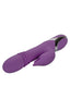 Enchanted Kisser Rechargeable Silicone Thrusting Rabbit Vibrator - Purple