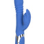 Enchanted Teaser Rechargeable Silicone Thrusting Rabbit Vibrator - Blue