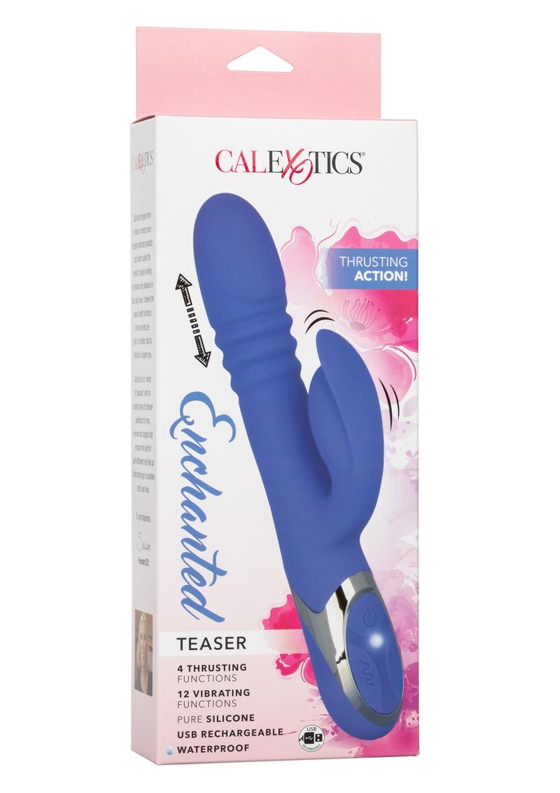 Enchanted Teaser Rechargeable Silicone Thrusting Rabbit Vibrator