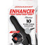 Enhancer Blow Job Teaser Rechargeable Silicone Masturbator - Black