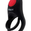 Envy Toys Bullseye Remote Vibrating Rechargeable Silicone Dual Stamina Ring - Black