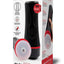 Envy Toys Squeezable Clear Clutch Vibrating Discreet Textured Stroker - Black