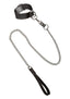 Euphoria Collection Collar with Chain Leash - Black