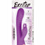 Exciter Thumping G-Spot Vibe Rechargeable Silicone Rabbit - Purple