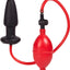 Expandable Butt Plug - Black/Red