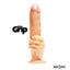 Falcon The Grip Fisting Trainer Realistic Cock In Hand Dildo - Vanilla - 14in