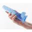 Fantasia Ballsy Dildo - Blue/Clear - 6.5in