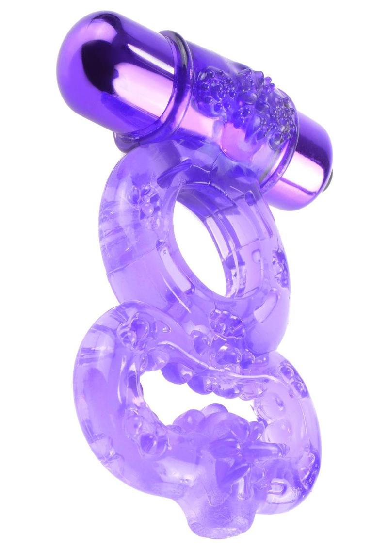 Fantasy C-Ringz Infinity Super Cock Ring with Bullet - Purple