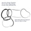 Fantasy C-Ringz Silicone 3-Ring Stamina Cock Ring