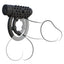 Fantasy C-Ringz Silicone Rechargeable Performance Pro Cock Ring with Remote Control - Black