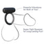 Fantasy C-Ringz The Wingman Cock Ring with Bullet - Black
