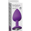 Fantasy For Her Her Little Gem Large Plug Anal Play Silicone Waterproof - Purple - Large