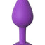 Fantasy For Her Her Little Gem Medium Plug Anal Play Silicone Waterproof - Purple - Medium
