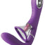 Fantasy For Her Ultimate Pleasure Pro Rechargeable Silicone Vibrator - Clear/Purple