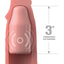 Fantasy X-Tensions Elite Silicone Vibrating 9in Sleeve with 3in Plug and Remote