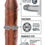 Fantasy X-Tensions Mega 2in Extension Sleeve - Brown - 8in