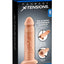 Fantasy X-Tensions Silicone Performance Hollow Extension - Vanilla - 8in