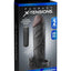 Fantasy X-Tensions Vibrating Real Feel 2in Extension Sleeve - Black - 6.5in