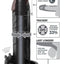 Fantasy X-Tensions Vibrating Real Feel 2in Extension Sleeve - Black - 6.5in