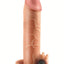 Fantasy X-Tensions Vibrating Real Feel 2in Extension Sleeve - Vanilla - 6.5in