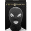 Fetish and Fashion Eyes Andamp; Mouth Hood - Black - One Size