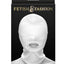 Fetish and Fashion Mouth Hood - White - One Size