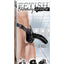 Fetish Fantasy Extreme Hollow Strap-On Dildo and Harness - Black - 10in