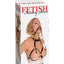 Fetish Fantasy O-Ring Gag with Nipple Clamps - Black/Silver