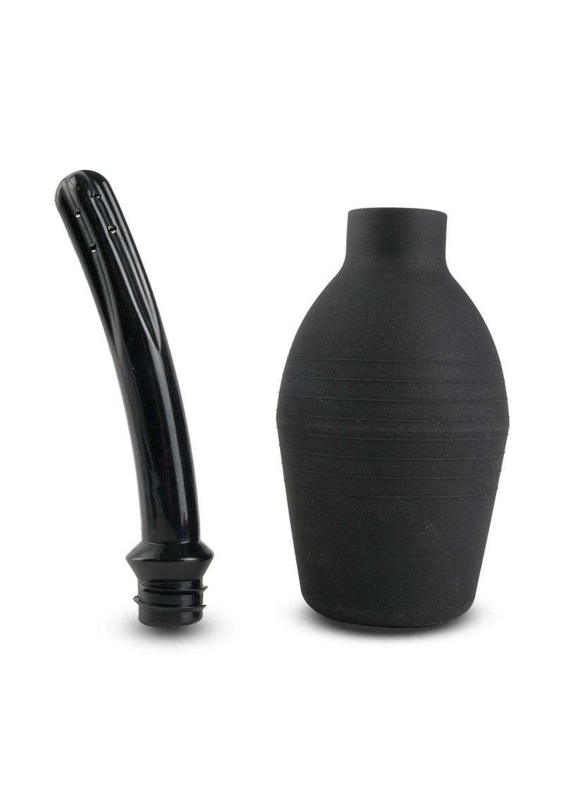 Fetish Fantasy Series Curved Douche Enema - Black