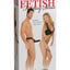 Fetish Fantasy Series For Him Or Her Hollow Strap-On Dildo and Adjustable Harness - Black - 6in