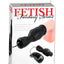 Fetish Fantasy Series Vibrating Head Teazer Sleeve with Bullet and Remote Control - Black
