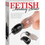 Fetish Fantasy Series Vibrating Head Teazer Sleeve with Bullet and Remote Control - Smoke