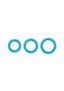 Firefly Halo Large Silicone Cock Ring - Blue/Glow In The Dark - Large