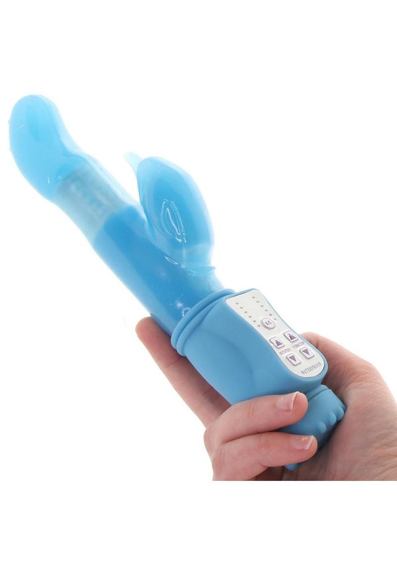 Firefly Jessica Glow In The Dark Thrusting and Rotating Rabbit - Blue/Glow In The Dark