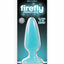Firefly Pleasure Plug Butt Plug - Blue/Glow In The Dark - Medium