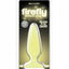 Firefly Pleasure Plug Butt Plug - Glow In The Dark/Yellow - Small